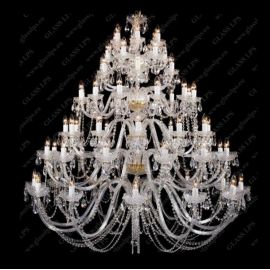 Lustre Cristal Bohemia - Lustra XXL cu 72 brate, cristal Bohemia L11 006/72/1-A