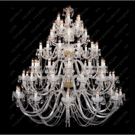 Lustre Cristal Bohemia - Lustra XXL cu 72 brate, cristal Bohemia L11 006/72/1-A