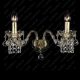 Aplice Cristal Bohemia - Aplica de perete 2 brate cristal Bohemia N21 007/02/4