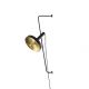 Aplice, corpuri de iluminat pentru pereti - Lampa de perete design modern WHIZZ negru/auriu