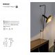 Aplice, corpuri de iluminat pentru pereti - Lampa de perete design modern WHIZZ negru/auriu