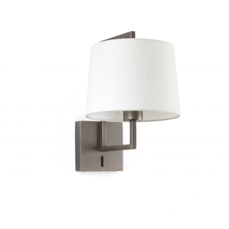 Aplice, corpuri de iluminat pentru pereti - Aplica de perete eleganta design clasic FRAME auriu/alb