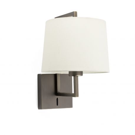 Aplice, corpuri de iluminat pentru pereti - Aplica de perete eleganta design clasic FRAME auriu/bej