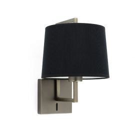 Aplice, corpuri de iluminat pentru pereti - Aplica de perete eleganta design clasic FRAME auriu/negru