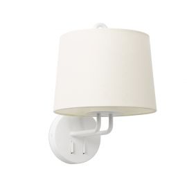 Aplice, corpuri de iluminat pentru pereti - Aplica de perete moderna design elegant MONTREAL alba