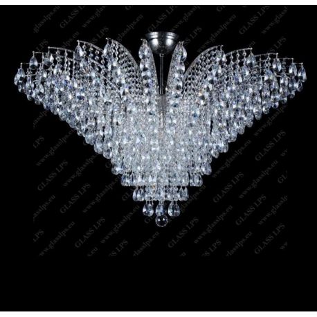 Plafoniere Cristal Bohemia - Plafoniera cristal Bohemia diametru 100cm, L17 555/18/1-A