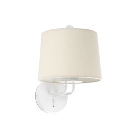 Aplice, corpuri de iluminat pentru pereti - Aplica de perete moderna design elegant MONTREAL alb/bej