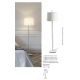 Lampadare - Lampadar / Lampa de podea moderna design elegant MONTREAL crom/bej