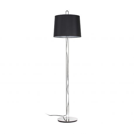 Lampadare - Lampadar / Lampa de podea moderna design elegant MONTREAL crom/negru