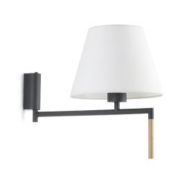 Aplice, corpuri de iluminat pentru pereti - Aplica moderna directionabila design elegant RON gri inchis/alb