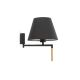 Aplica moderna directionabila design elegant RON gri inchis/negru