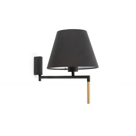 Aplice, corpuri de iluminat pentru pereti - Aplica moderna directionabila design elegant RON gri inchis/negru