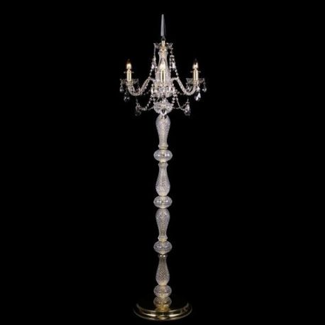Veioze, Lampadare Cristal - Lampadar 3 brate design LUX cristal Bohemia