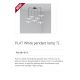 Pendule, Lustre suspendate - Lustra cu 7 Pendule design modern PLAT alb