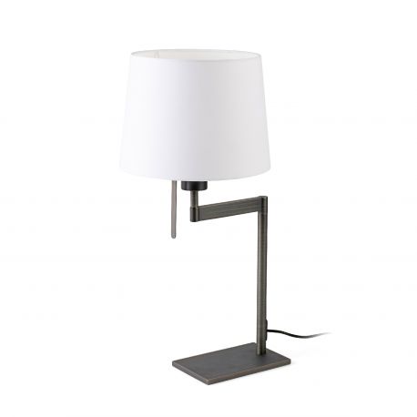 Veioze - Veioza / Lampa de masa design elegant ARTIS bronz/alb
