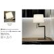 Veioze - Veioza / Lampa de masa design elegant ARTIS bronz/alb