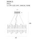 Candelabre, Lustre - Lustra LED eleganta design modern PRINCE, diametru 60cm