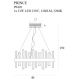 Candelabre, Lustre - Lustra LED eleganta design modern PRINCE, diametru 40cm