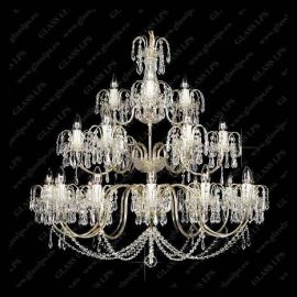 Lustre Cristal Bohemia - Lustra 21 brate cristal Bohemia L12 590/21/3