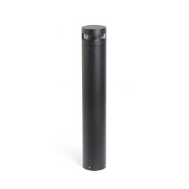 Stalpi - Stalp LED de iluminat exterior design modern IP65 BAST negru H-95cm