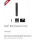 Stalpi - Stalp LED de iluminat exterior design modern IP65 BAST negru H-95cm