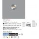 Spoturi - Spot LED incastrabil de exterior pavaj GRUND 2W inox negru