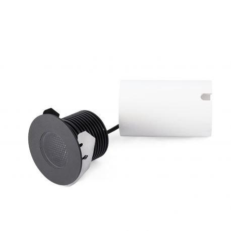 Spoturi - Spot LED incastrabil de exterior pavaj GRUND 7W inox negru