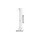 Lampi decorative si solare - Lampa LED de exterior portabila BROT 3L H-180cm