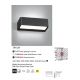 Aplice - Aplica LED de exterior ambientala design modern IP65 TAKUA maro rustic