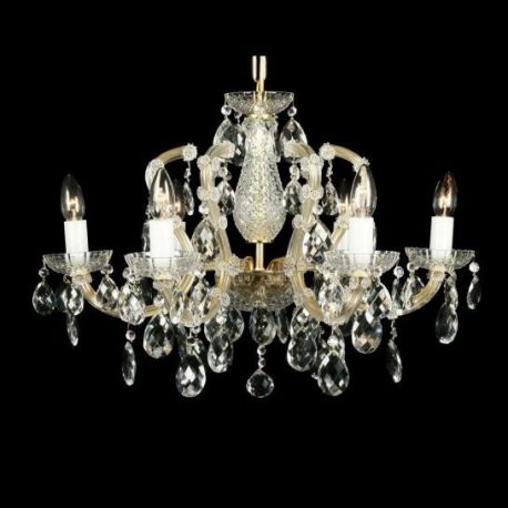 Lustre Cristal Bohemia - Lustra Maria Theresa cu 6 brate, cristal Bohemia, L14 002/06/1
