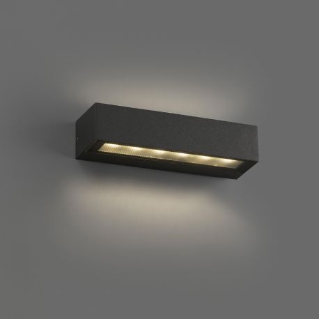 Aplice - Aplica LED de exterior ambientala design modern IP65 DORO-13 gri inchis