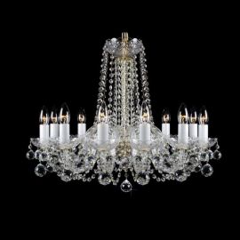 Lustre Cristal Bohemia - Lustra cu 10 brate cristal Bohemia L11 007/10/4, F 1 floor