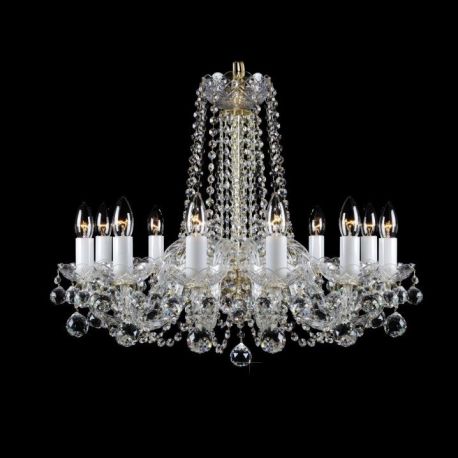 Lustre Cristal Bohemia - Lustra cu 10 brate cristal Bohemia L11 007/10/4, F 1 floor