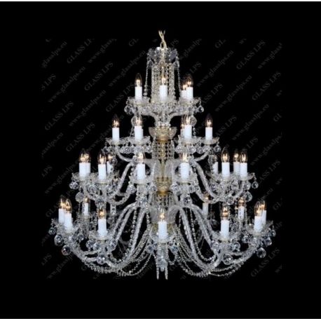 Lustre Cristal Bohemia - Lustra XXL 84 brate, cristal Bohemia L11 007/84/4