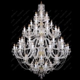 Lustre Cristal Bohemia - Candelabru XXXL cristal Bohemia 96 brate, L11 009/96/1-A