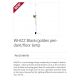 Lampadare - Lampa de podea tip pendul design modern WHIZZ negru/auriu