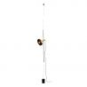 Lampa de podea tip pendul design modern WHIZZ auriu/negru