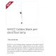Lampadare - Lampa de podea tip pendul design modern WHIZZ auriu/negru
