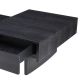 Masute Living - Masuta de cafea design LUX The Crest, negru