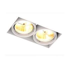 Spoturi tavan fals - Spot incastrabil modern Oneon DL 111-2 alb