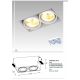 Spoturi tavan fals - Spot incastrabil modern Oneon DL 111-2 alb