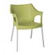 Seturi scaune, HoReCa - Set de 2 scaune interior / exterior din polipropilena si aluminiu POLE