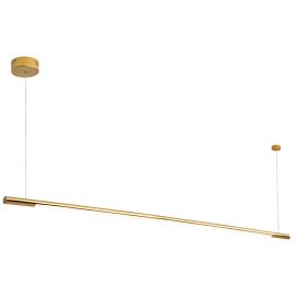 Pendule, Lustre suspendate - Lustra LED dimabila liniara, suspendata Organic 150cm, auriu