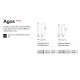Stalpi - Stalp LED iluminat exterior design modern Agos PT BIG H-80cm 4000K antracit