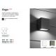 Aplice - Aplica LED de exterior iluminat ambiental Argo 3000K alba