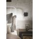 Aplice cu Spot - Aplica moderna cu spot LED directionabil BEAN ROUND AP nickel
