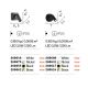 Aplice cu Spot - Aplica moderna cu spot LED directionabil BEAN SQUARE AP nickel
