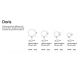 Lampi decorative si solare - Corp iluminat exterior decorativ IP44 DORIS PT1 D48