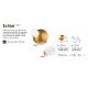 Aplice, corpuri de iluminat pentru pereti - Aplica de perete LED design modern ECLISSI SMALL