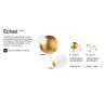 Aplica de perete LED design modern ECLISSI SMALL